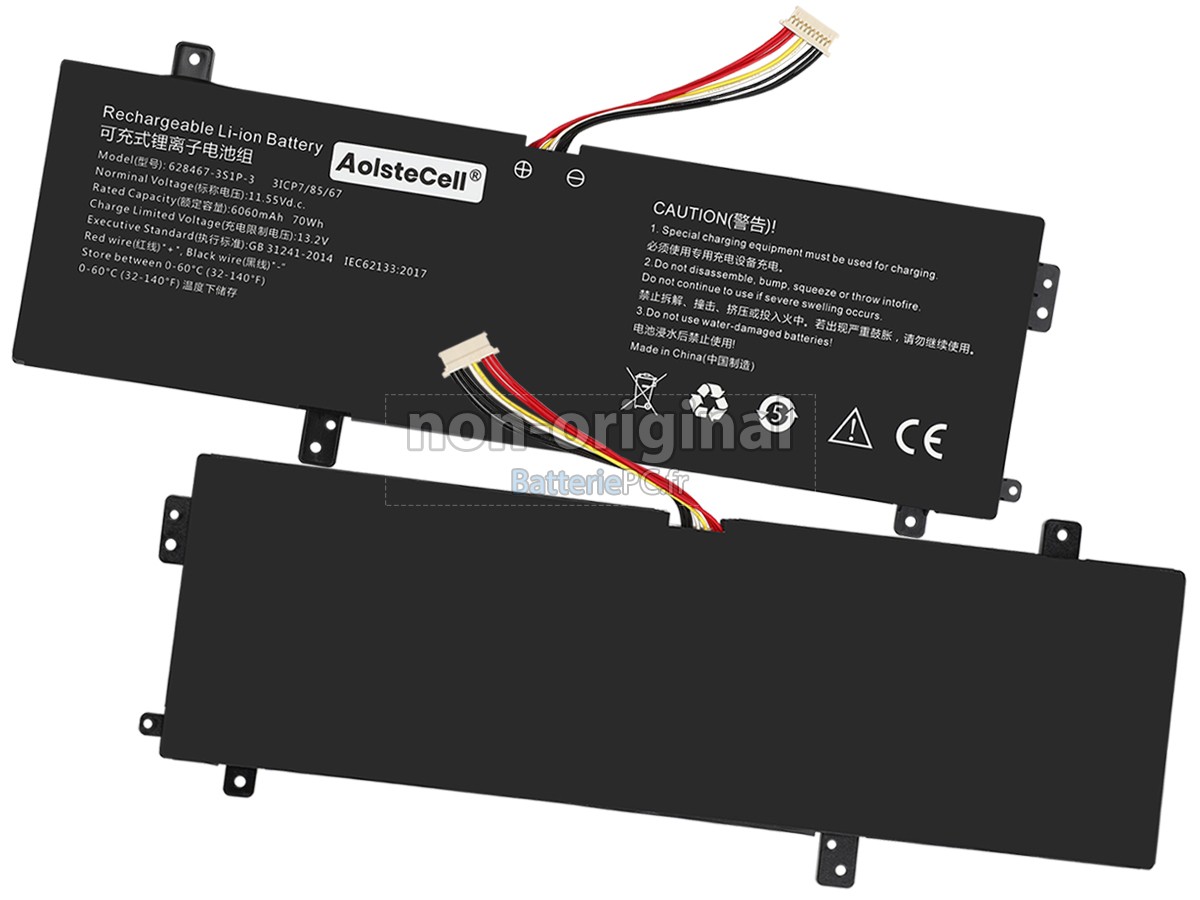 batterie pour CHUWI 628467-3S1P-3(3ICP7/85/67)