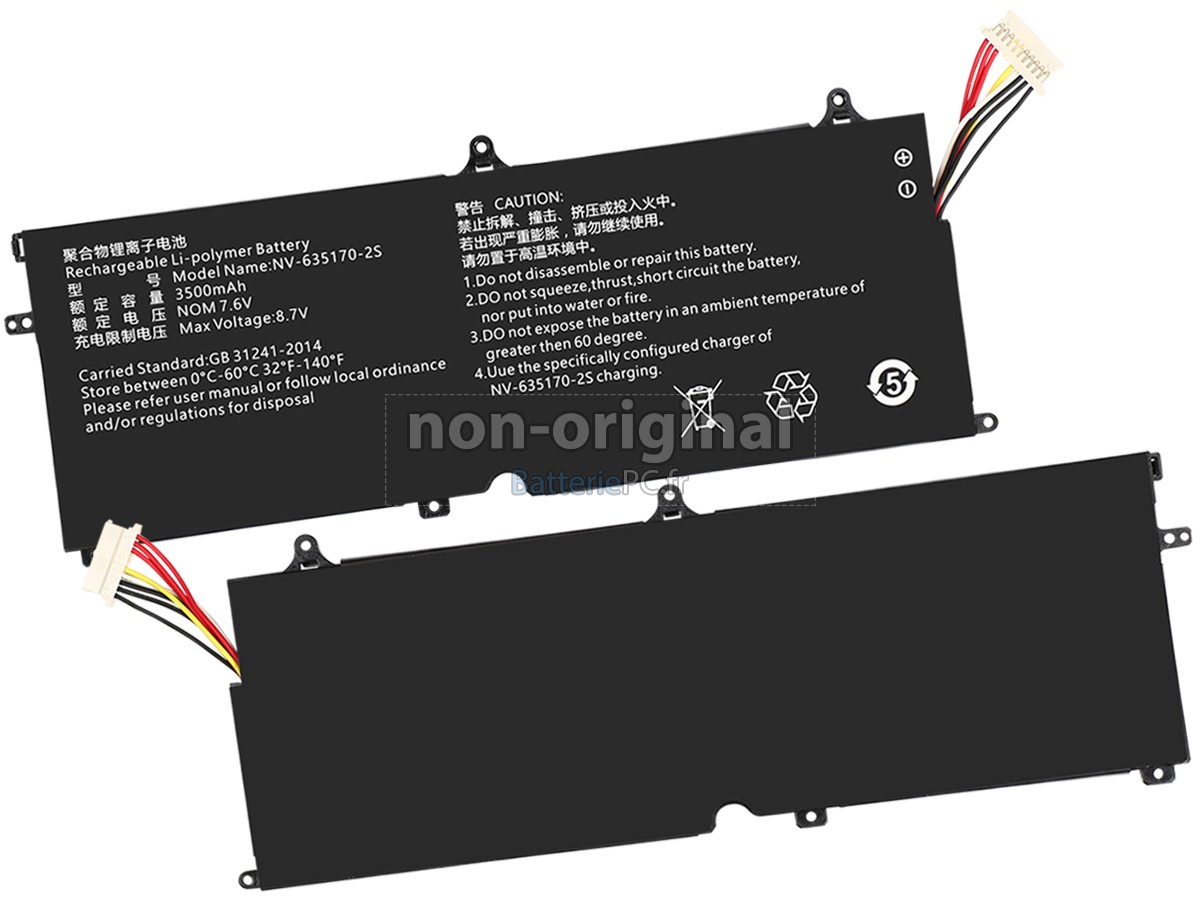 batterie pour CHUWI NV-635170-2S