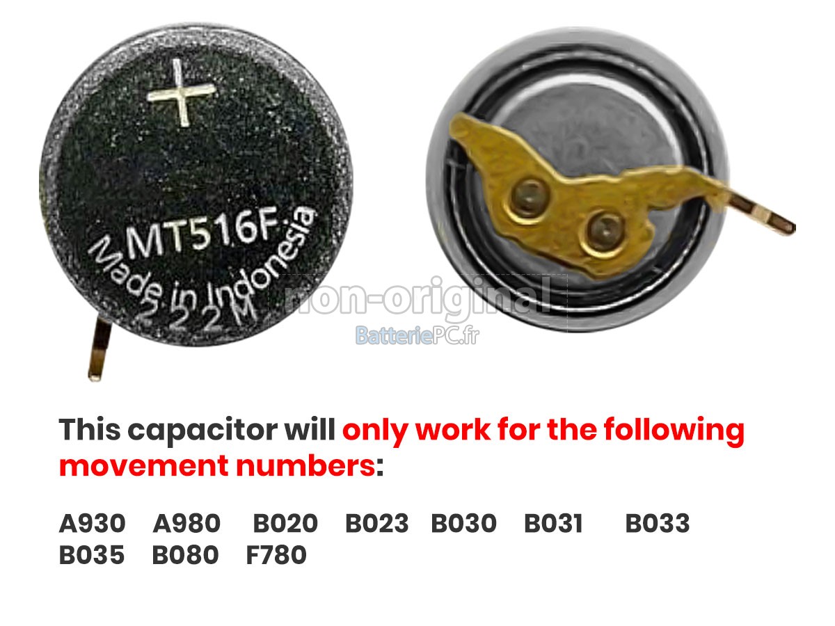 batterie pour CITIZEN B033