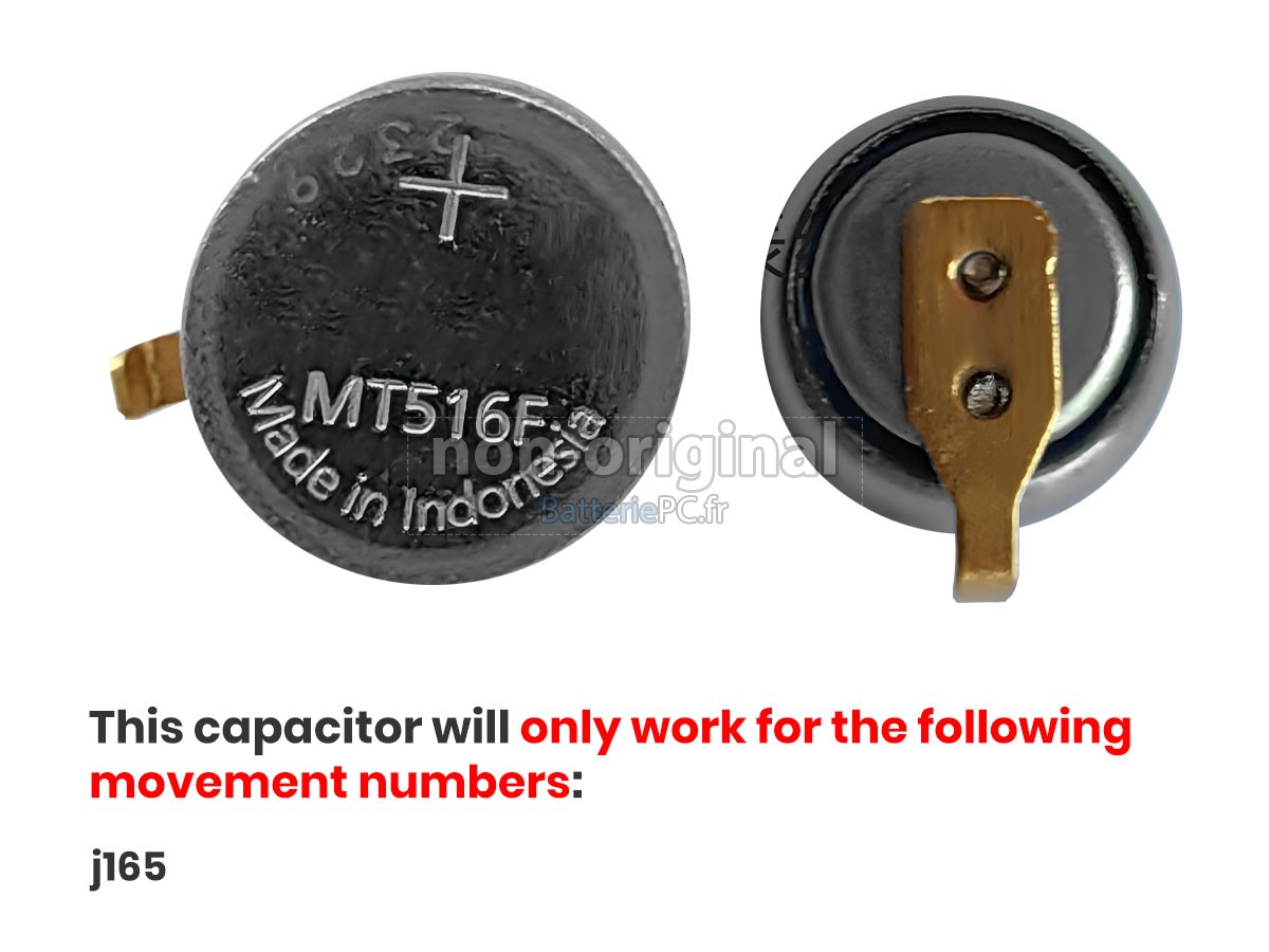 batterie pour CITIZEN 295-763