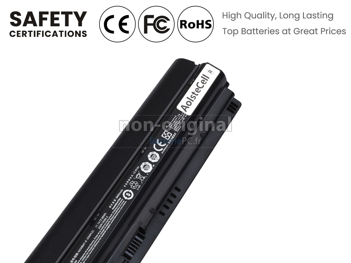 batterie pour Clevo N230WU
