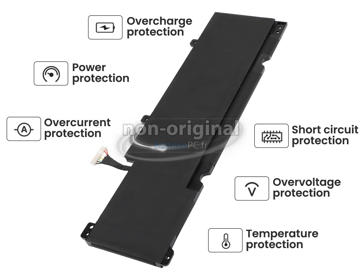 batterie pour Clevo NV4X