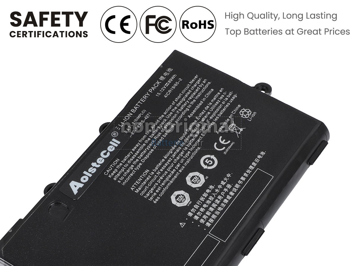 batterie pour Clevo P870TM1-G