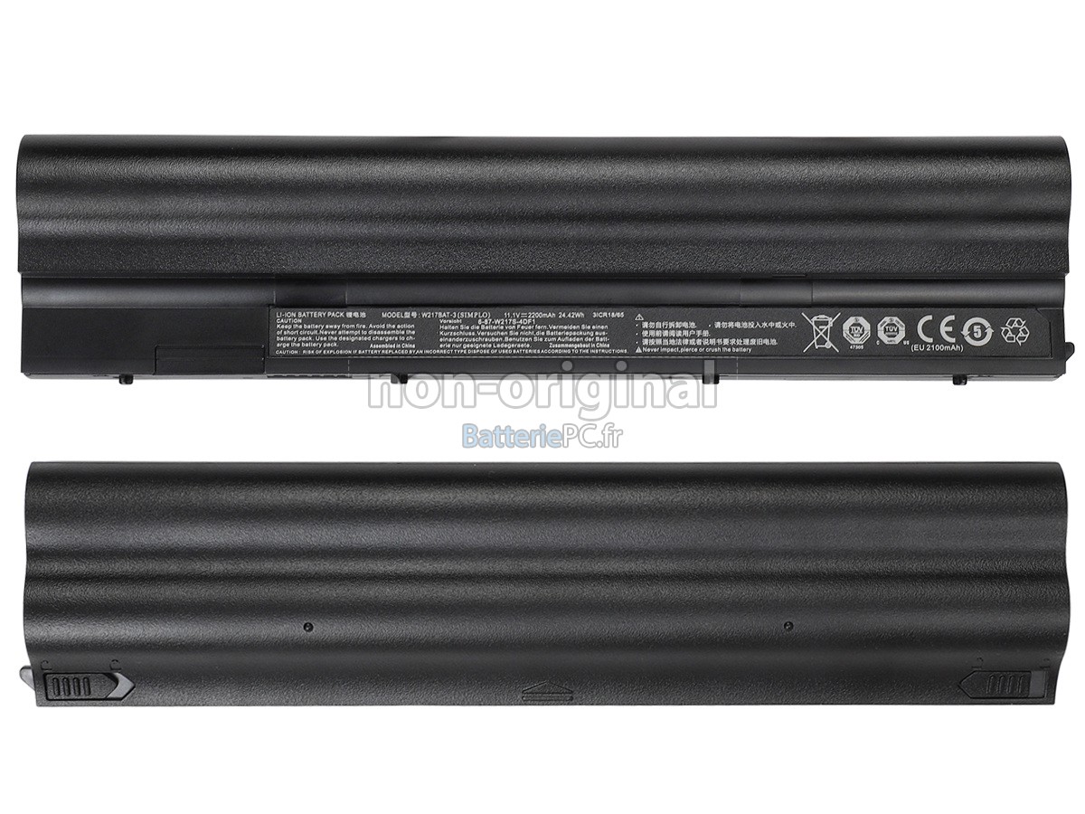 batterie pour Clevo 6-87-W217S-4DF1