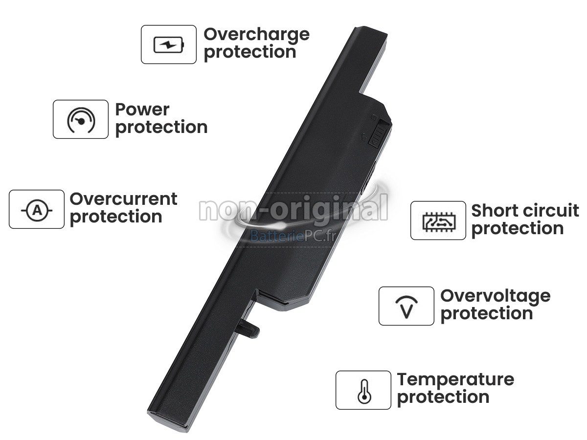 batterie pour Clevo W540BAT-6