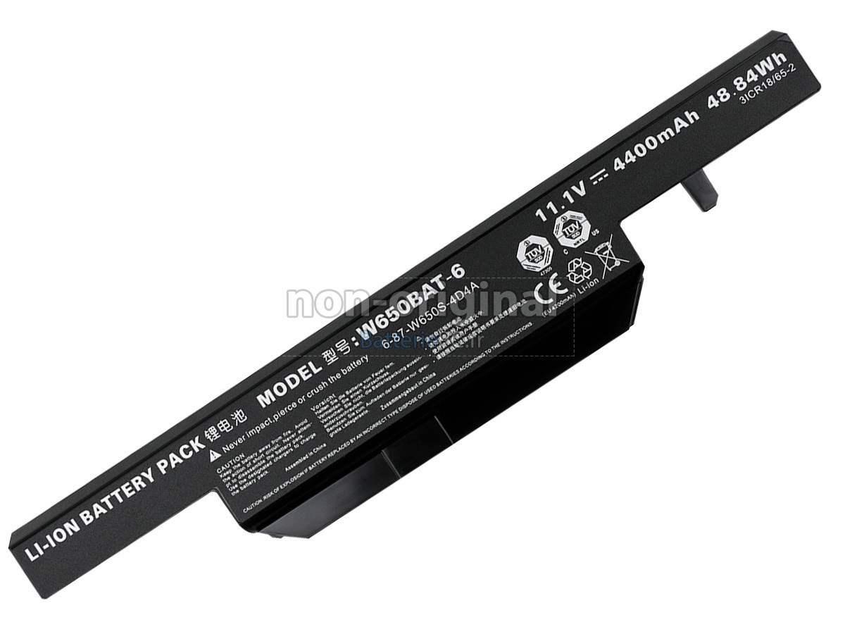 batterie pour Clevo W670SCQ1