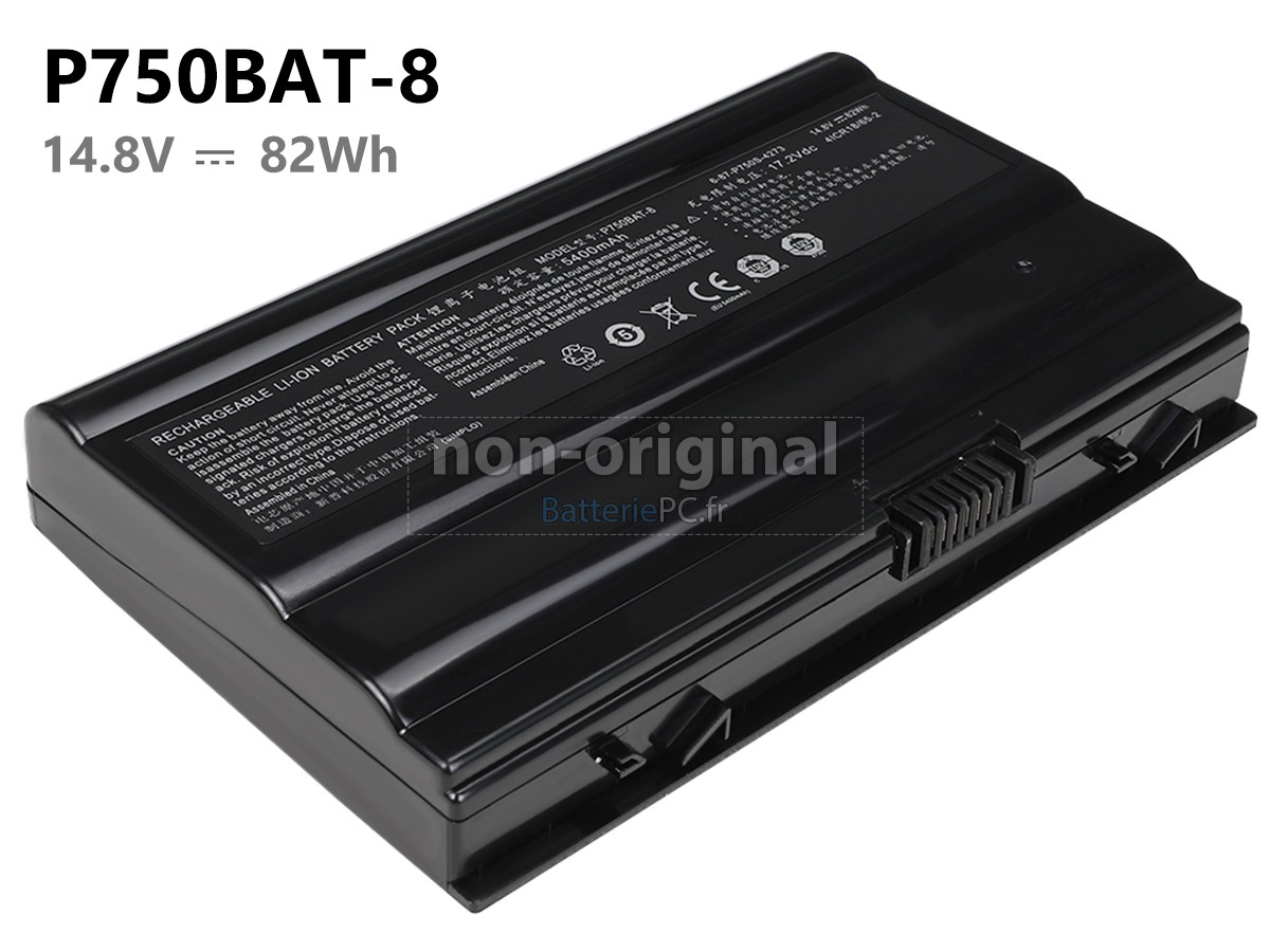 batterie pour Clevo P750DM3-G