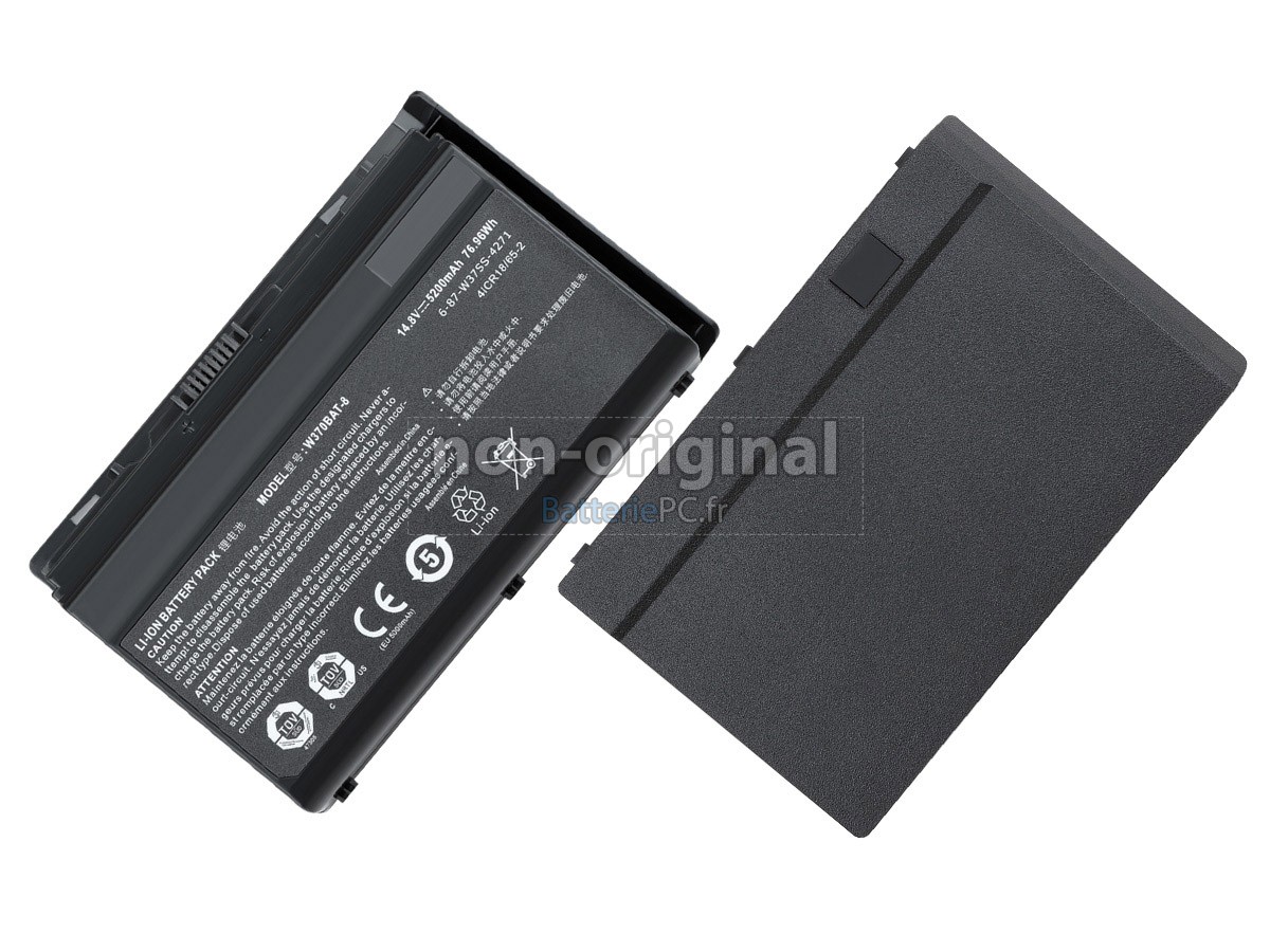 batterie pour Clevo 6-87-W37SS-4271