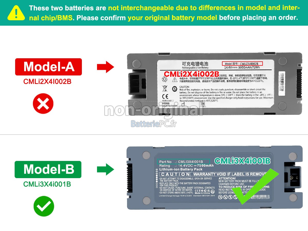 batterie pour Comen S8