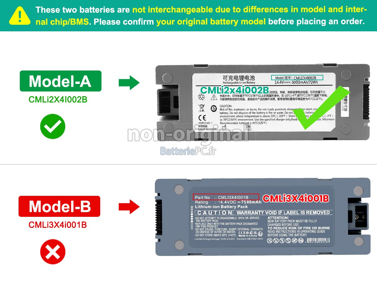 batterie pour Comen S8
