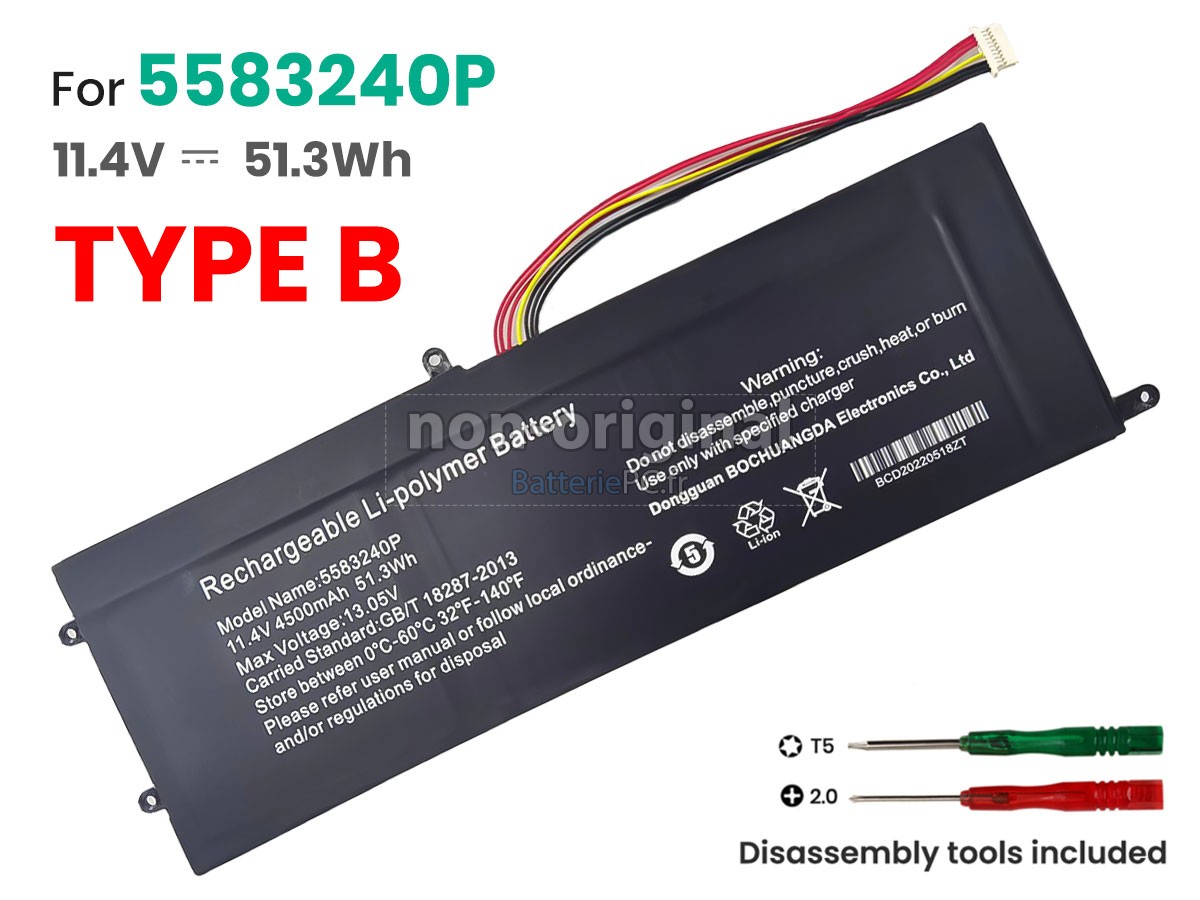 batterie pour Cooyes 5583240P
