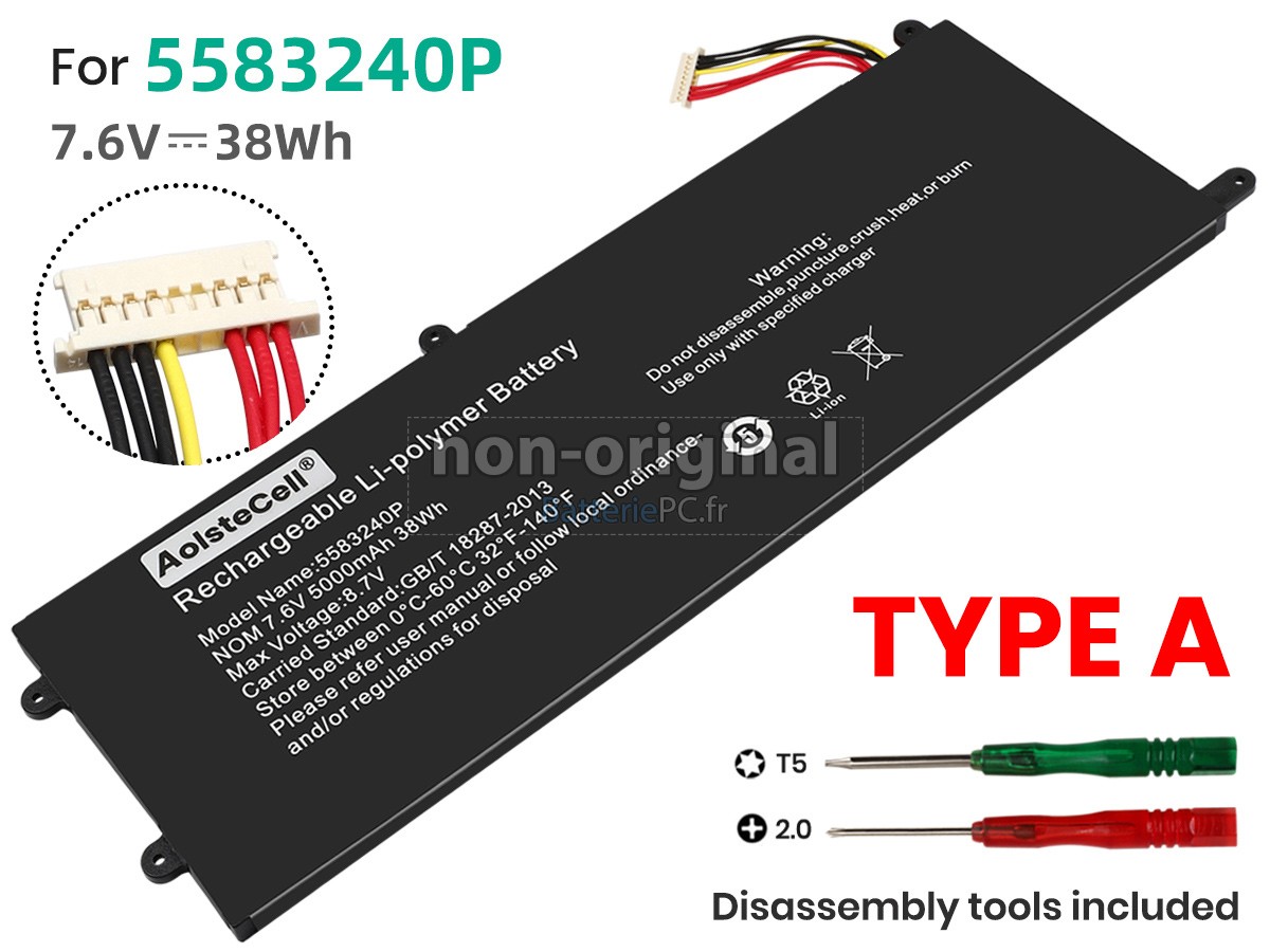 batterie pour Cooyes 5583240P