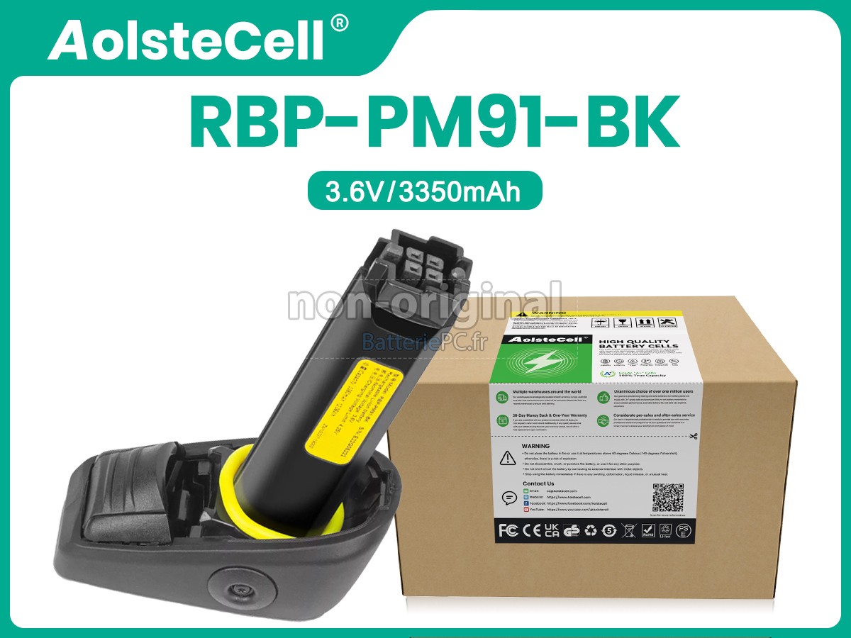 batterie pour Datalogic RBP-PM91-BK