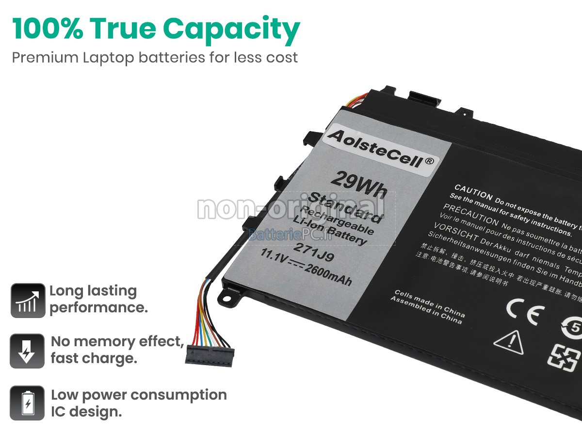 batterie pour Dell Latitude 7350