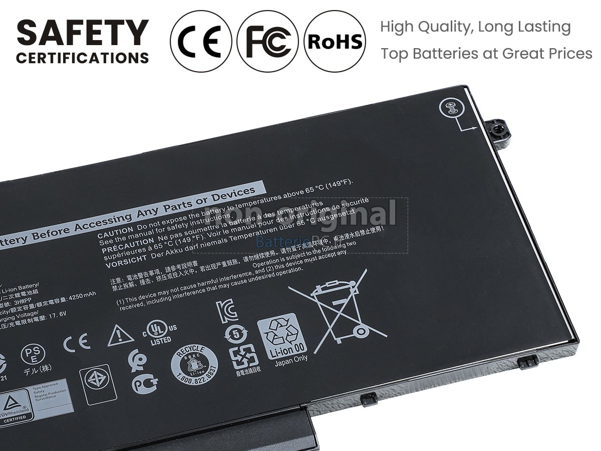 batterie pour Dell 3HWPP