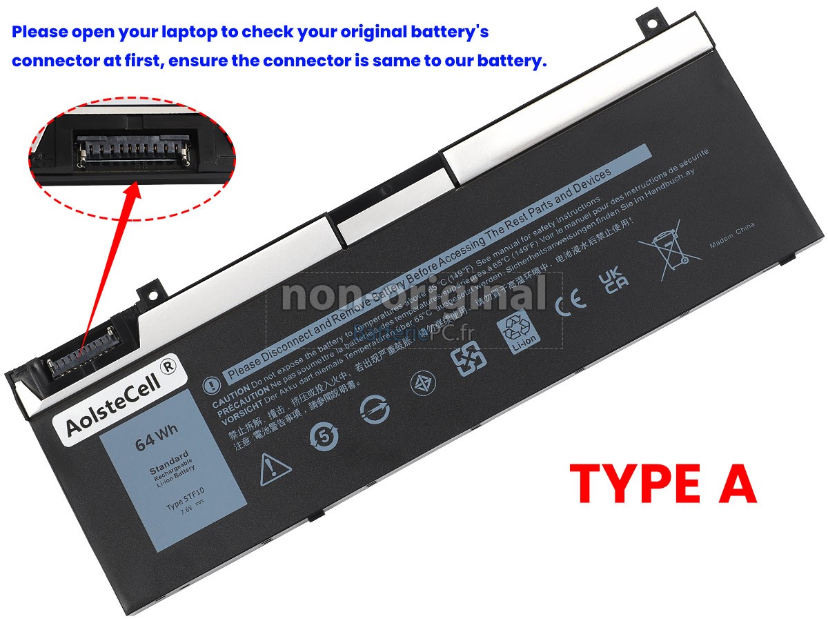 batterie pour Dell P74F001