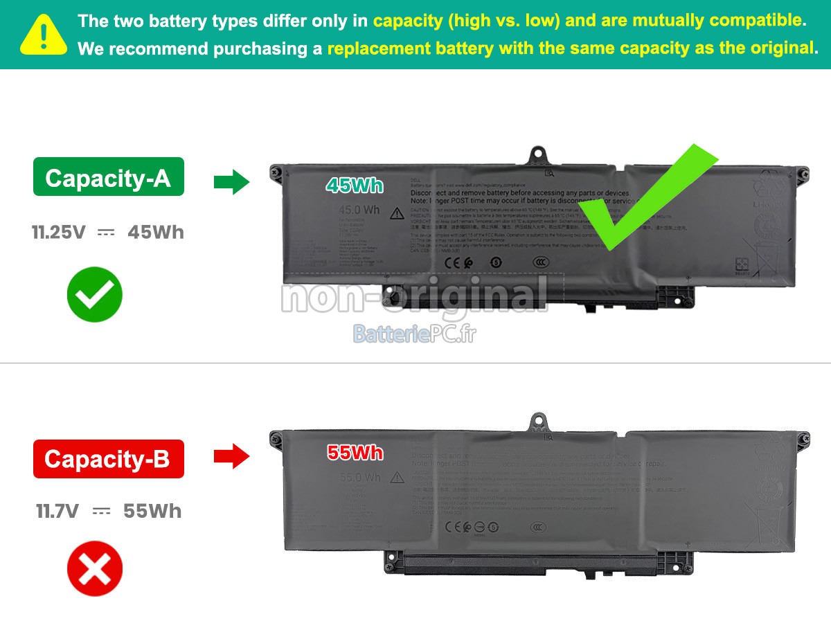 batterie pour Dell 019K7