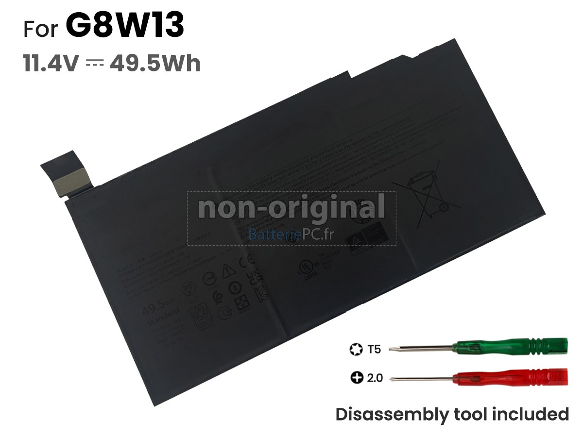 batterie pour Dell G8W13
