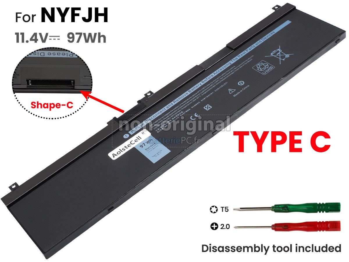 batterie pour Dell P74F001