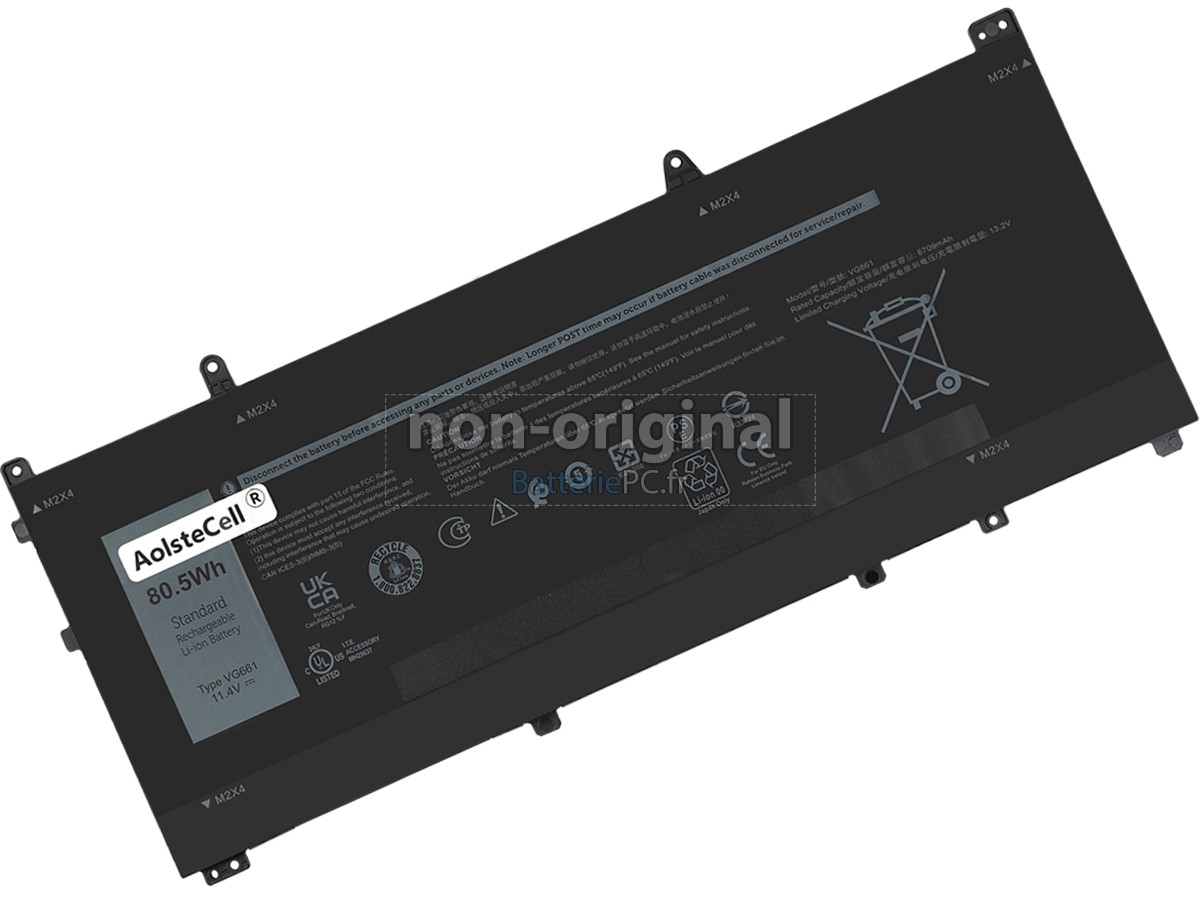 batterie pour Dell VG661(3ICP5/46/95-2)