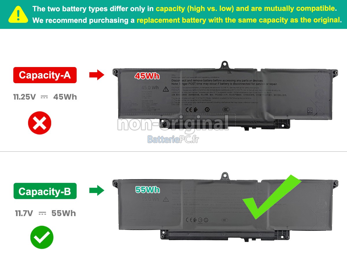 batterie pour Dell 019K7