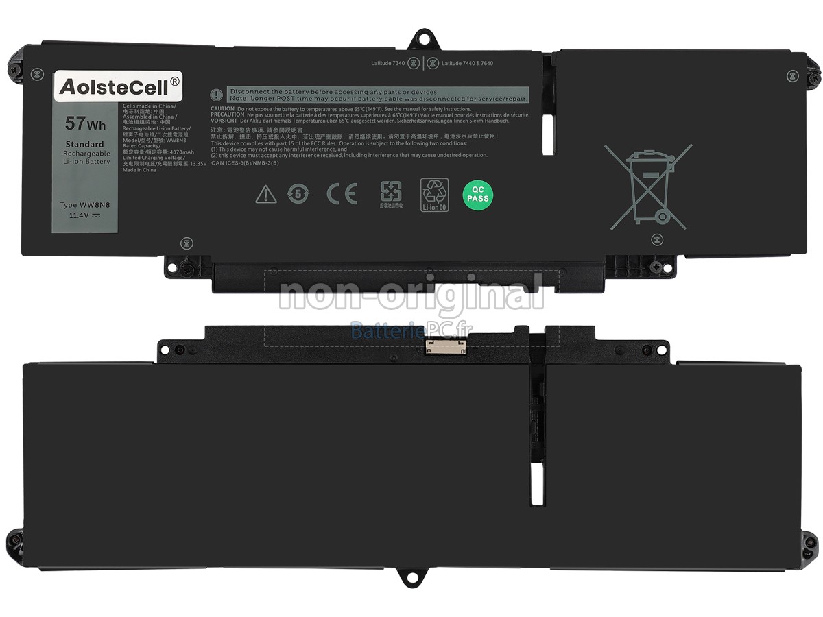 batterie pour Dell P126F001