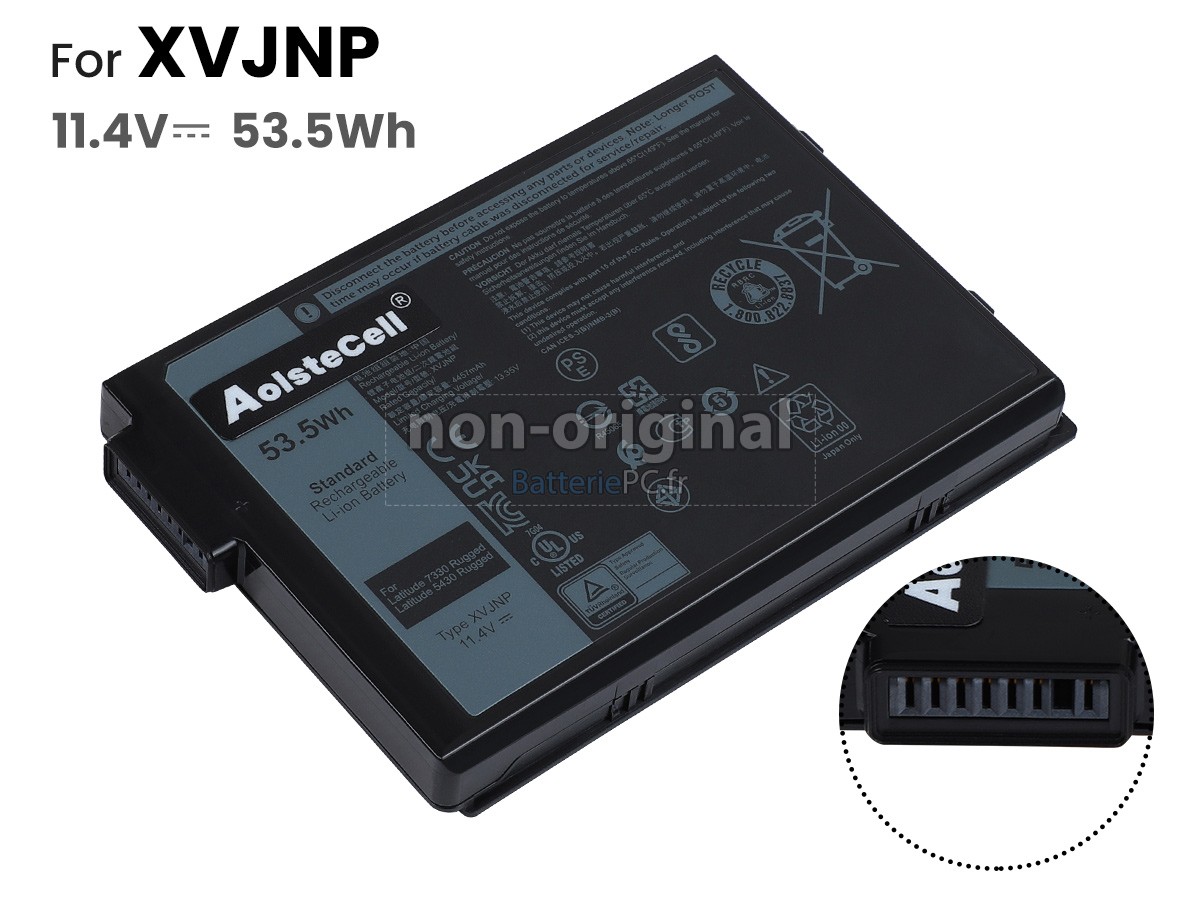 batterie pour Dell Latitude 5430 RUGGED