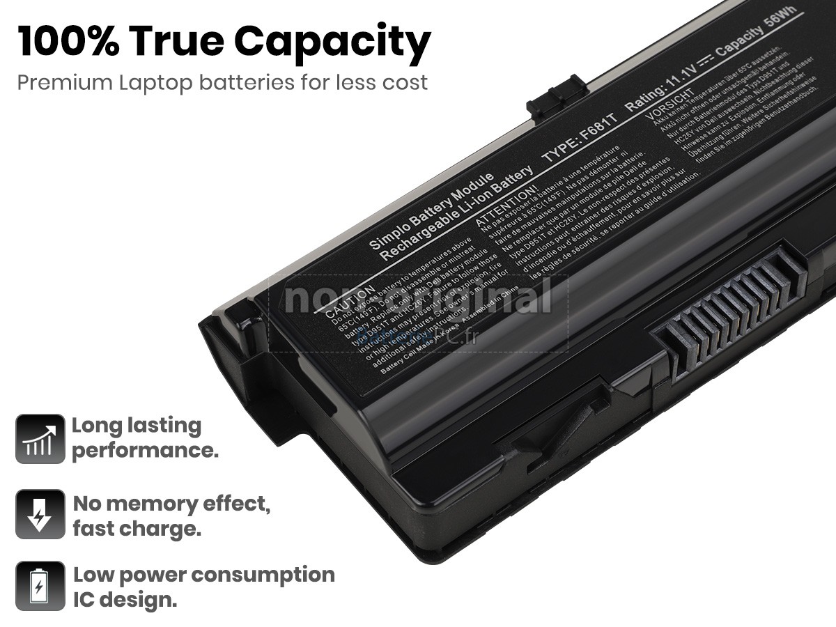 batterie pour Dell D951T
