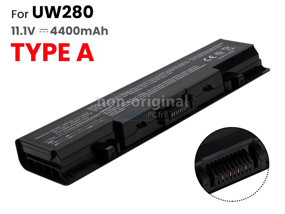 batterie pour Dell UW280