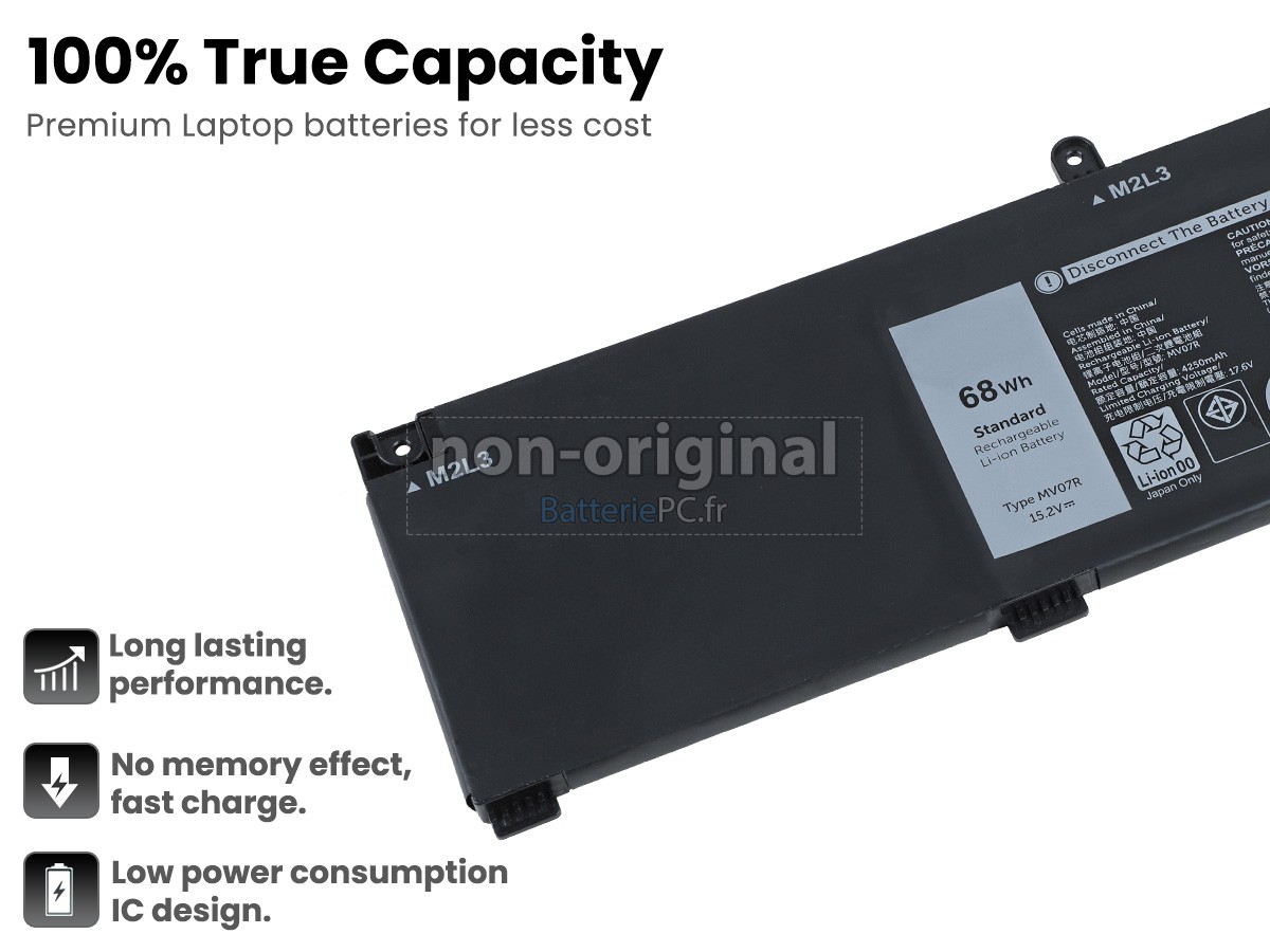 batterie pour Dell MV07R