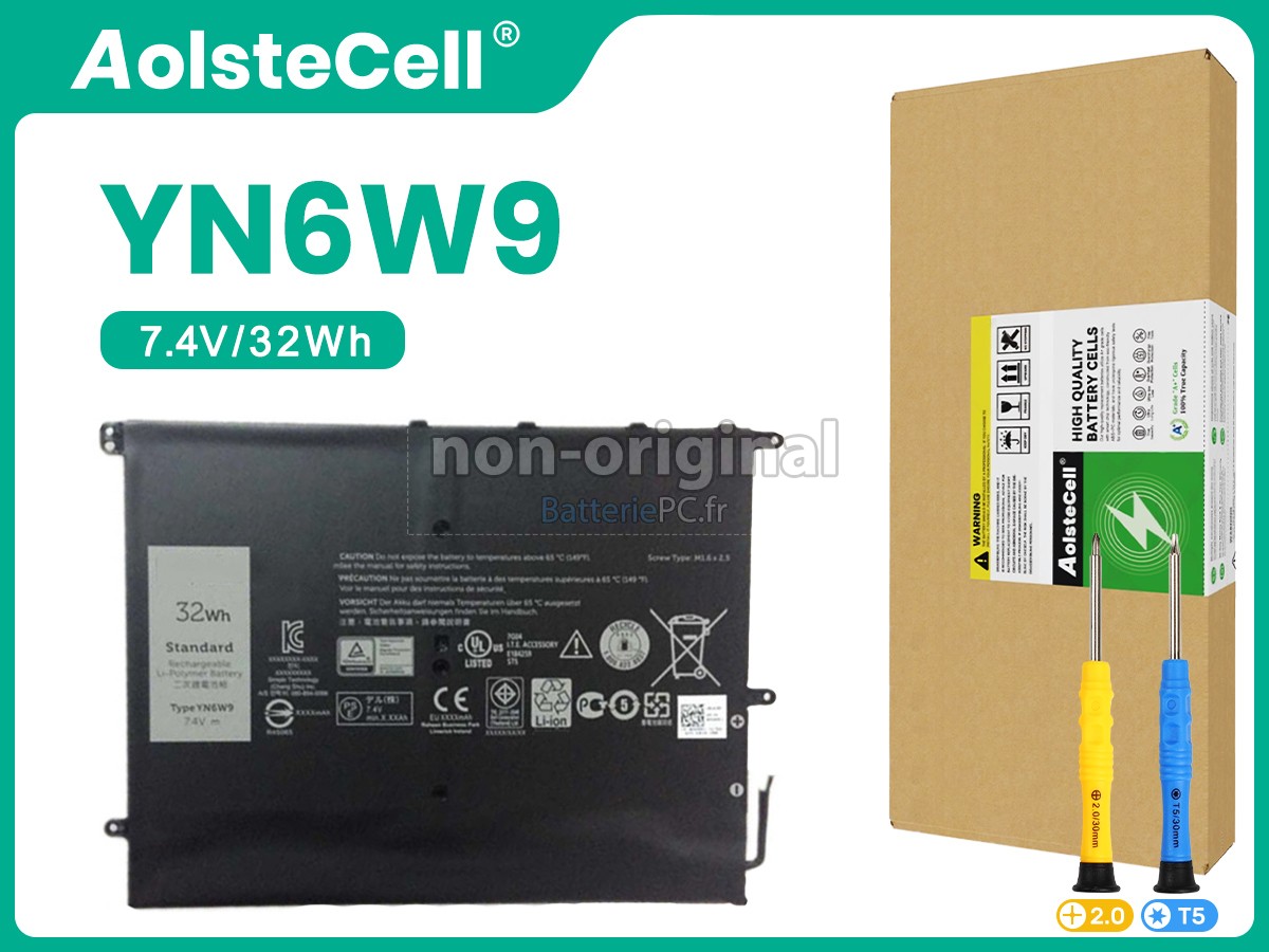 batterie pour Dell YN6W9