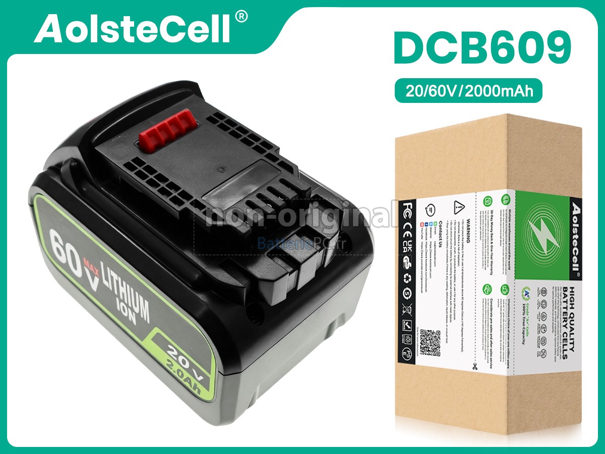 batterie pour DeWALT DCB118