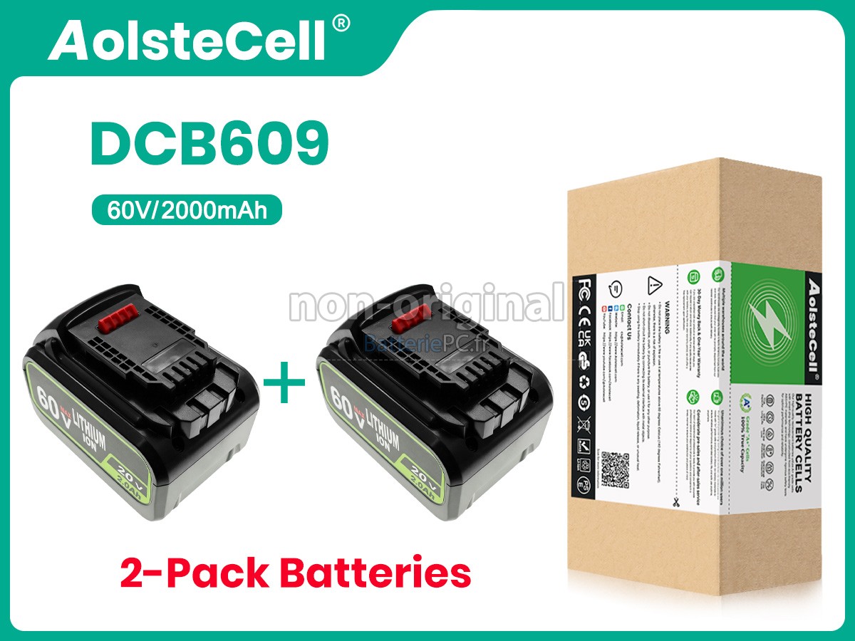 batterie pour DeWALT DCB118