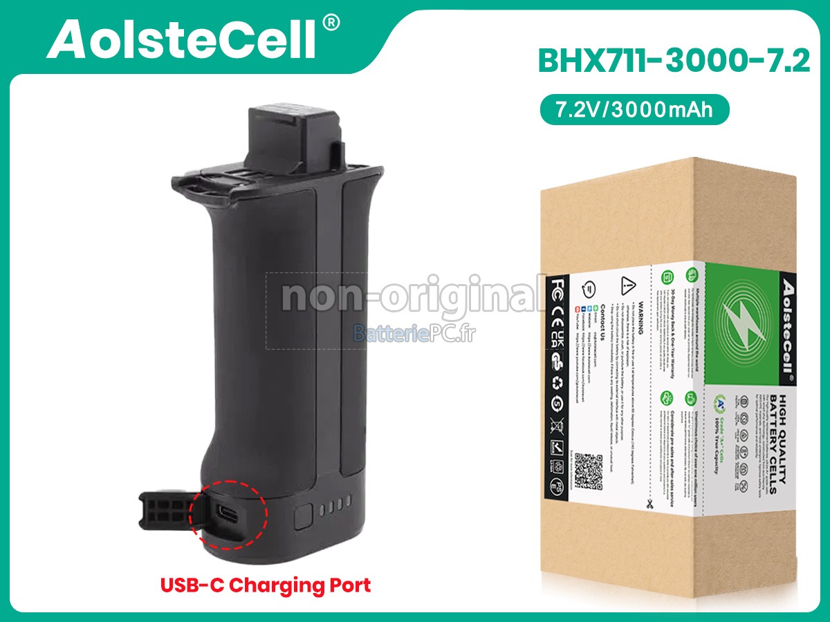 batterie pour DJI BHX711-3000-7.2V