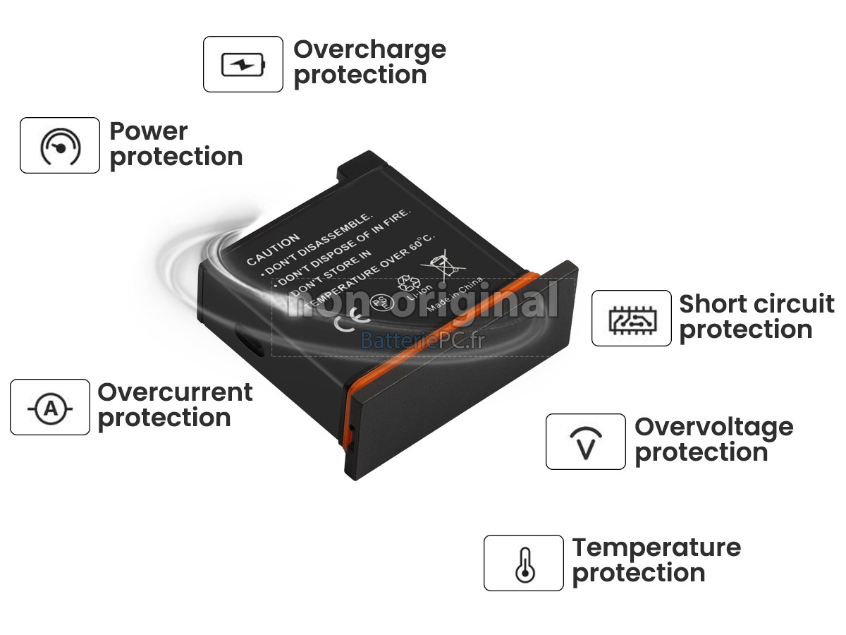 batterie pour DJI OSMO ACTION