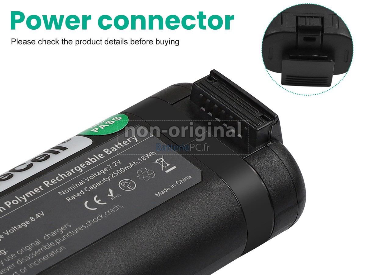 batterie pour DJI MB2-2400MAH-7.2 V