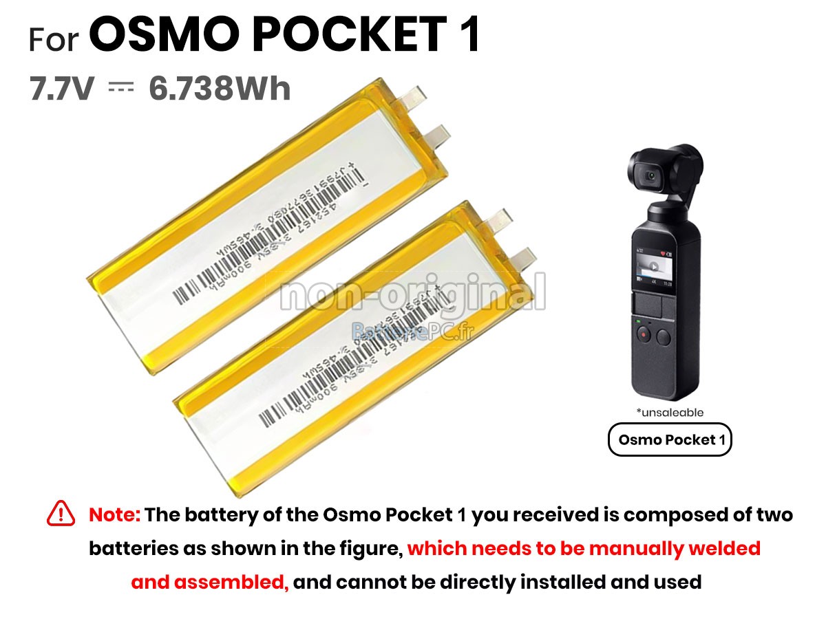 batterie pour DJI OSMO POCKET