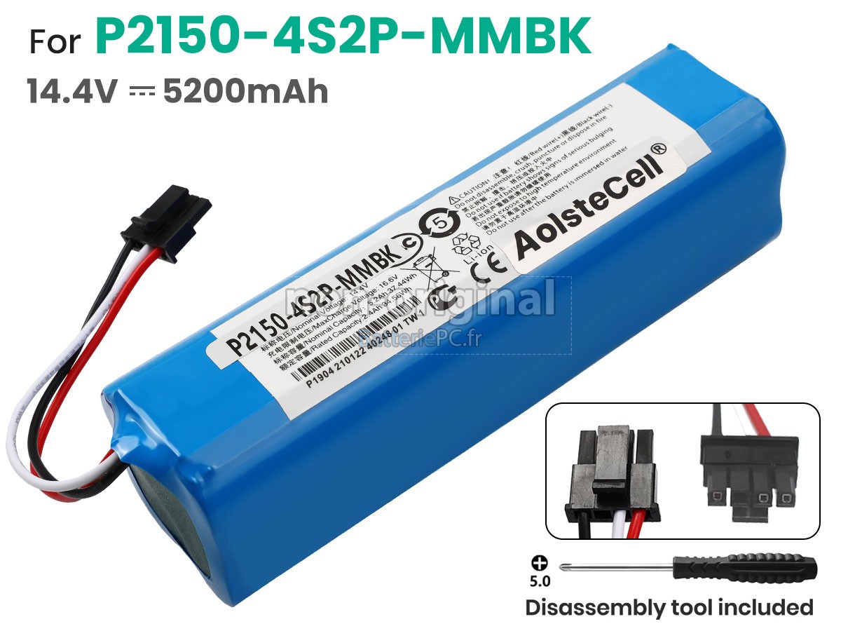batterie pour Dreame P2150-4S2P-MMBK