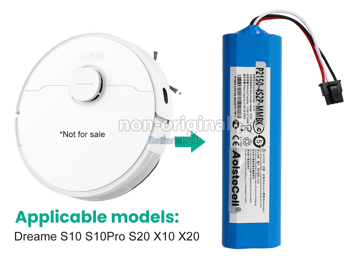 batterie pour Dreame P2150-4S2P-MMBK