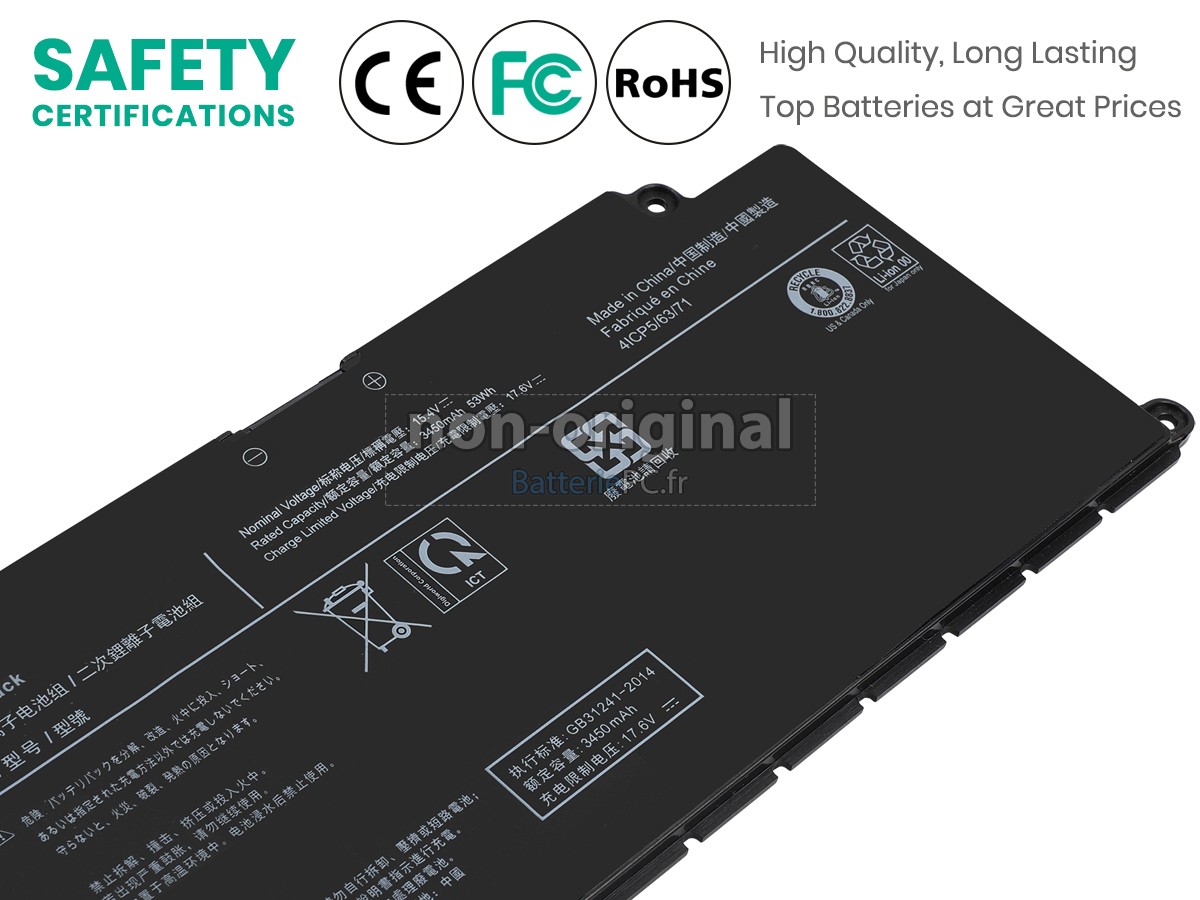batterie pour Dynabook PORTEGE X40-K-00G002