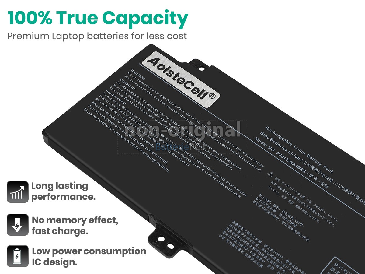 batterie pour Dynabook PS0122NA1BRS