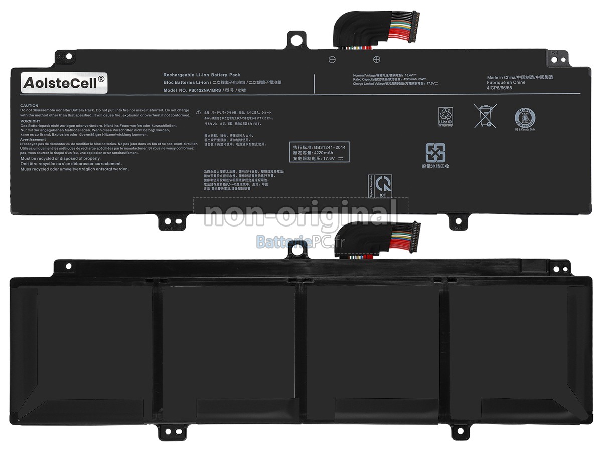 batterie pour Dynabook PS0122NA1BRS