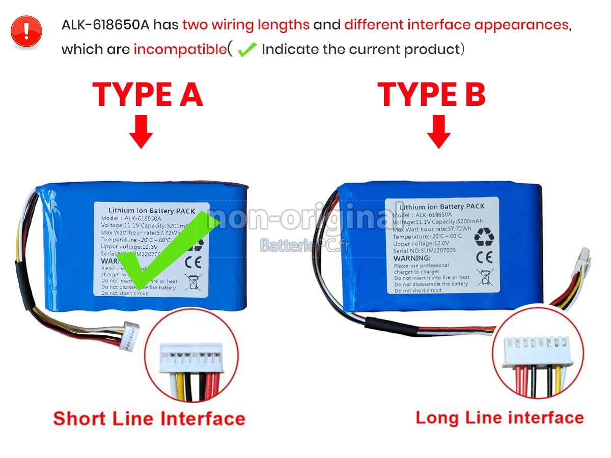 batterie pour Eloik HH-88