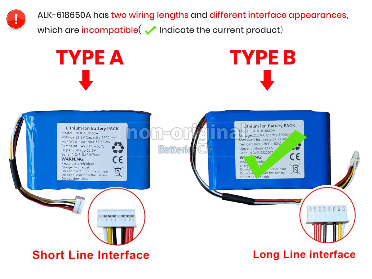 batterie pour Eloik HH-88