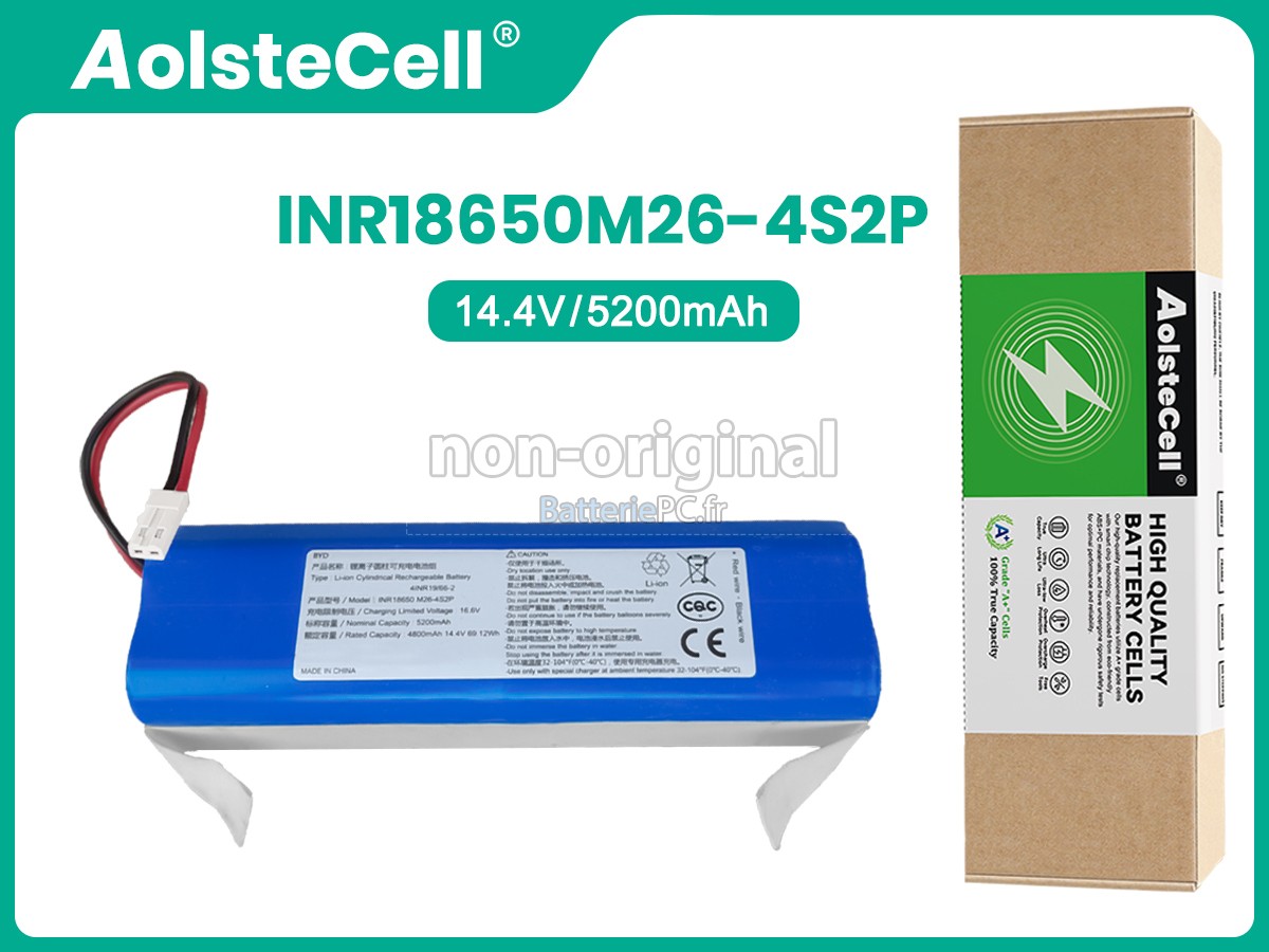 batterie pour Eufy INR18650M26-4S2P