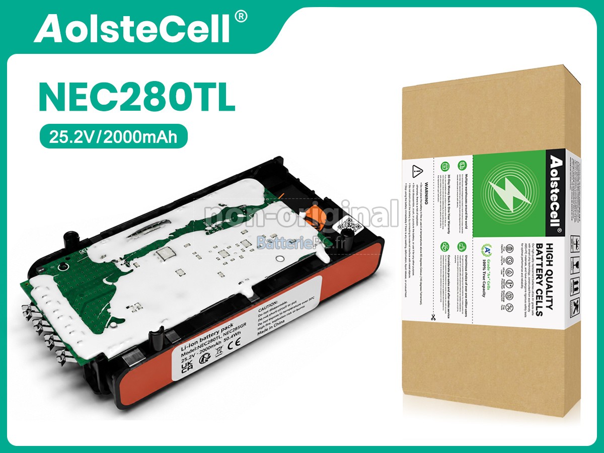 batterie pour Eureka NEC285GR