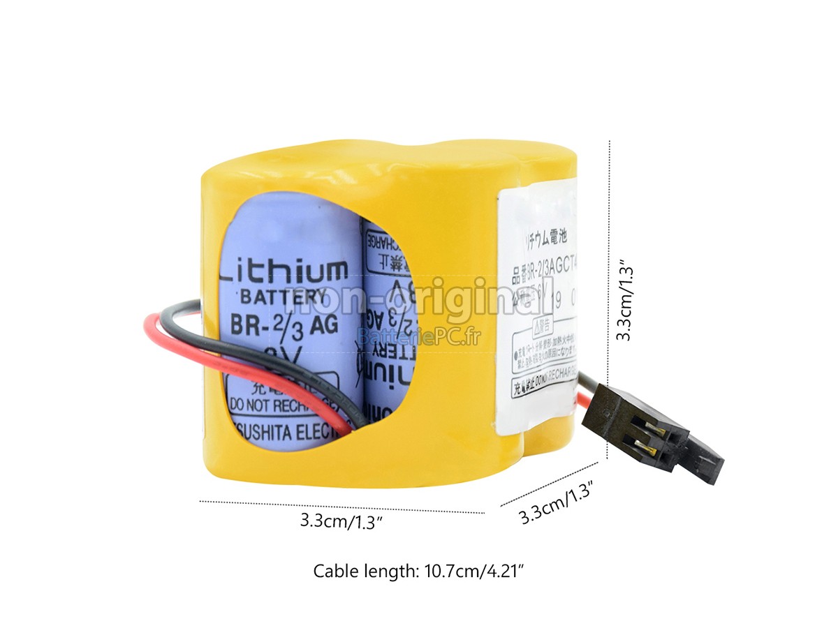 batterie pour Fanuc A98L-0031-0025