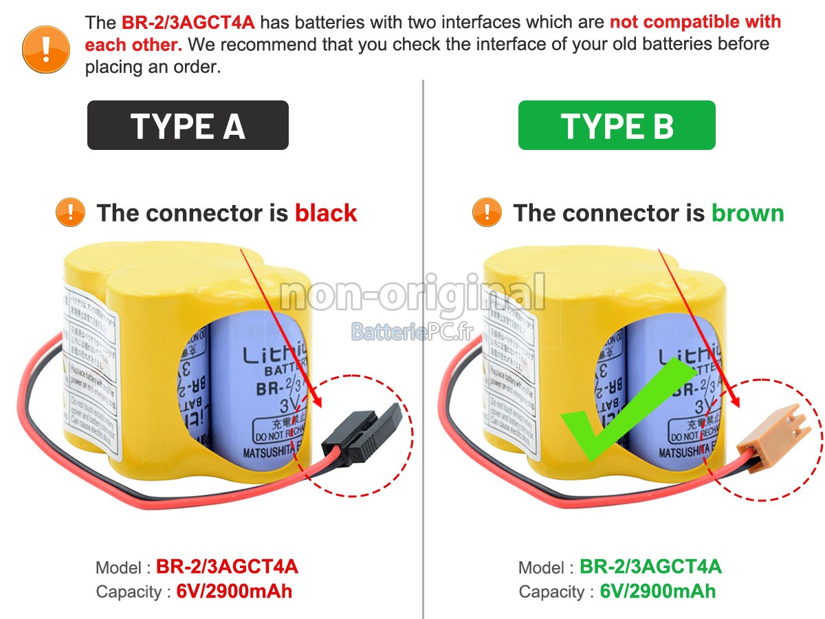 batterie pour Fanuc A98L-0031-0025