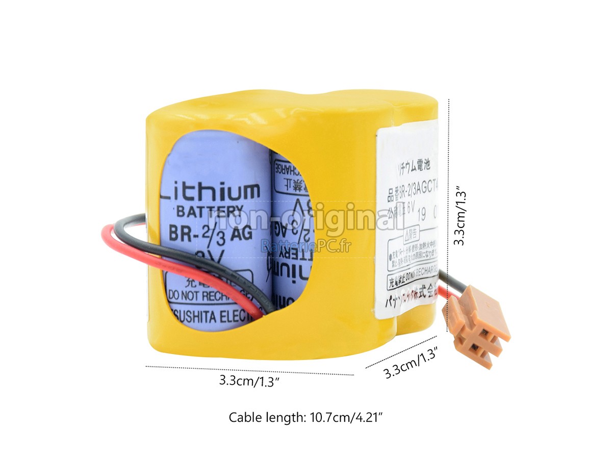 batterie pour Fanuc A98L-0031-0025