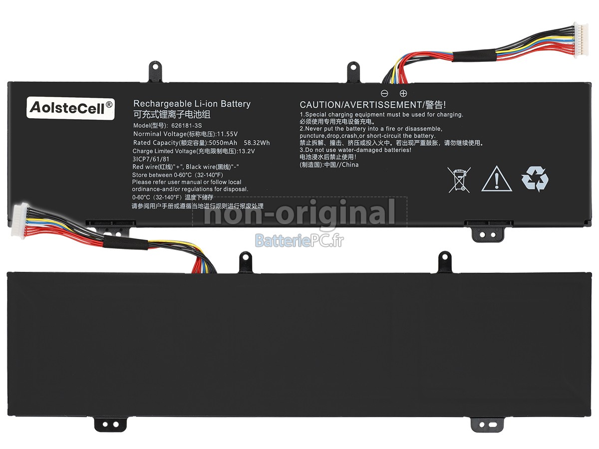 batterie pour Firebat 626181-3S